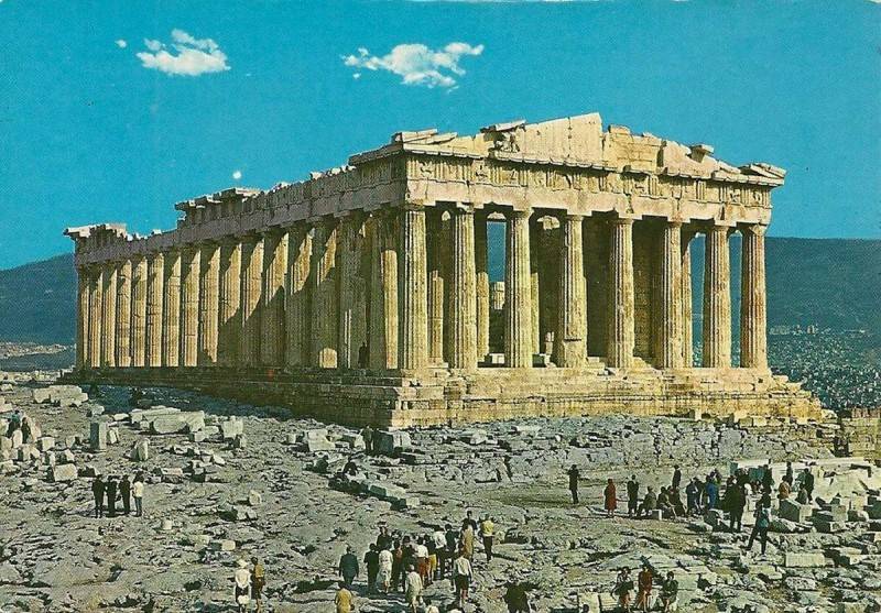 Афинский акрополь, Гекатомпедон, храм Афины (Афины)