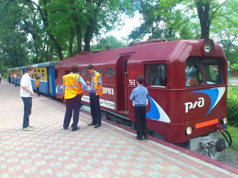 Ростов на дону детская железная дорога фото