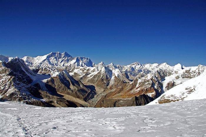 Где находится на карте мира горы Гималаи?