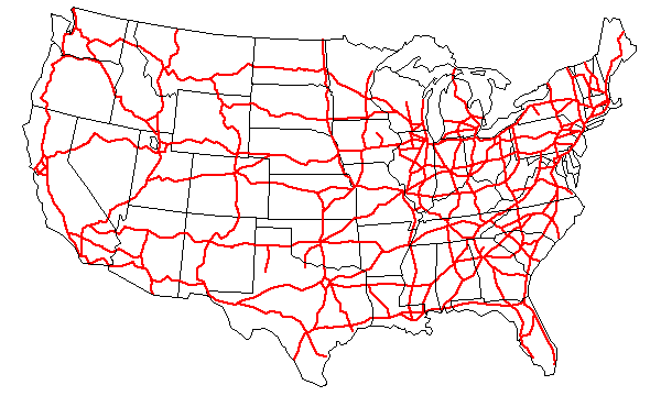 Автомагистрали в США