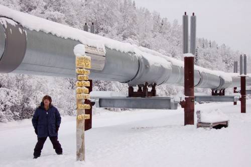 Нефтепровод на Аляске