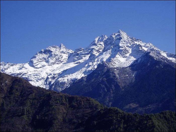 Где находится на карте мира горы Гималаи?