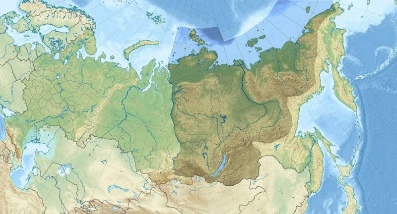 Достопримечательности Сибири на карте