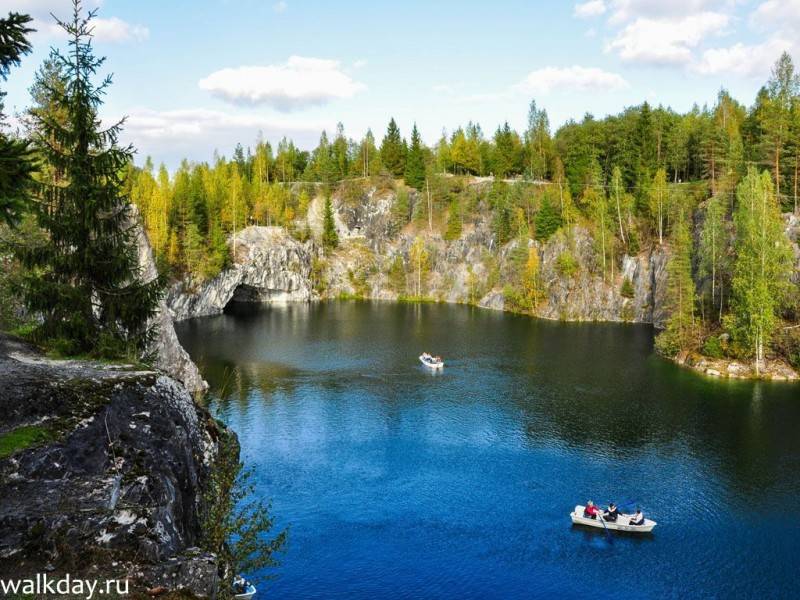 Парк «Рускеала» и рускеальские водопады