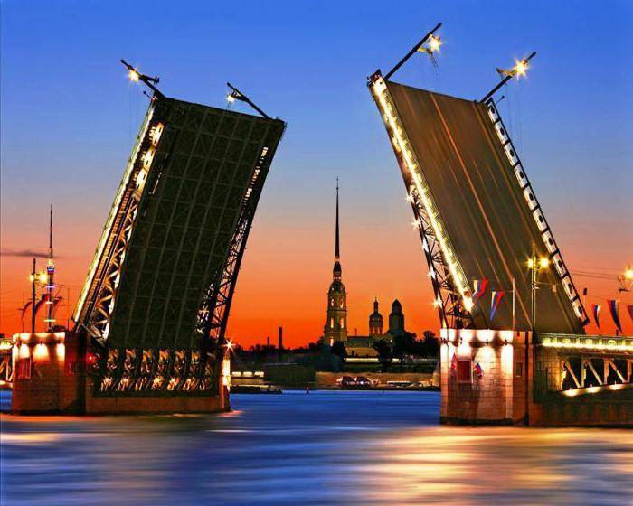 График разводки мостов в 2020 году в Санкт-Петербурге