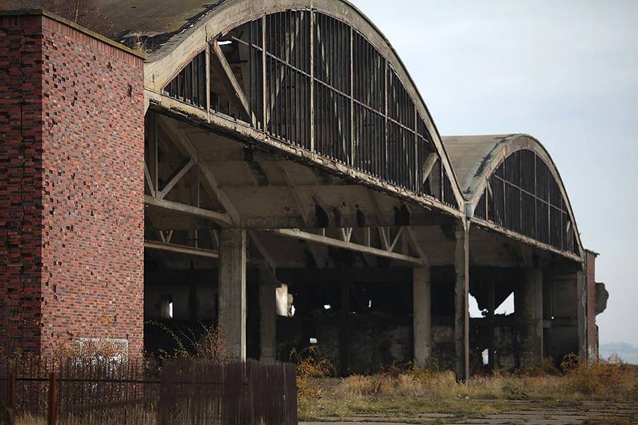 Ржавый город балтийская коса фото