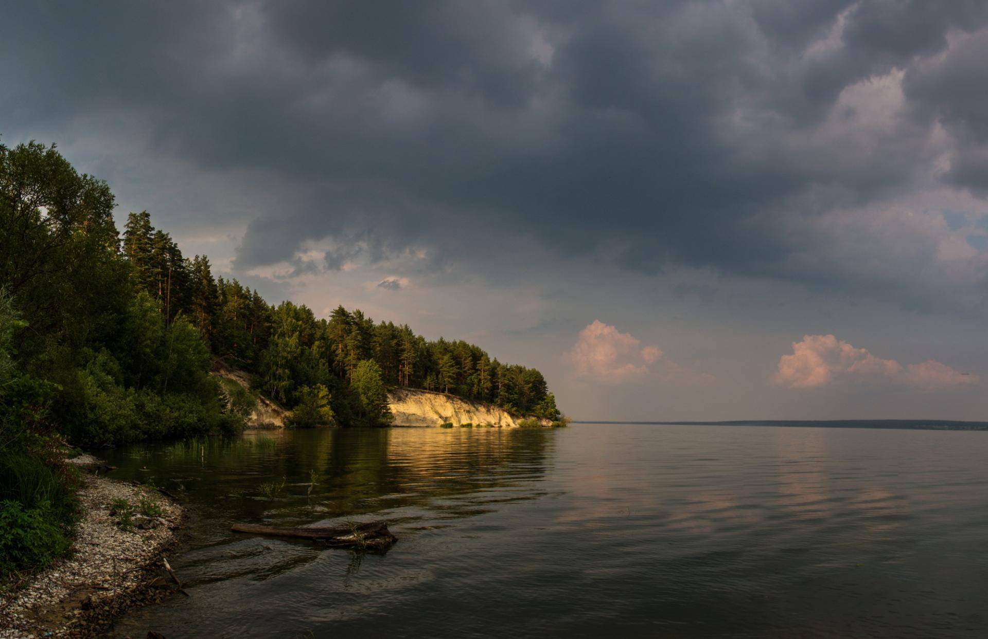 сурское водохранилище пляж