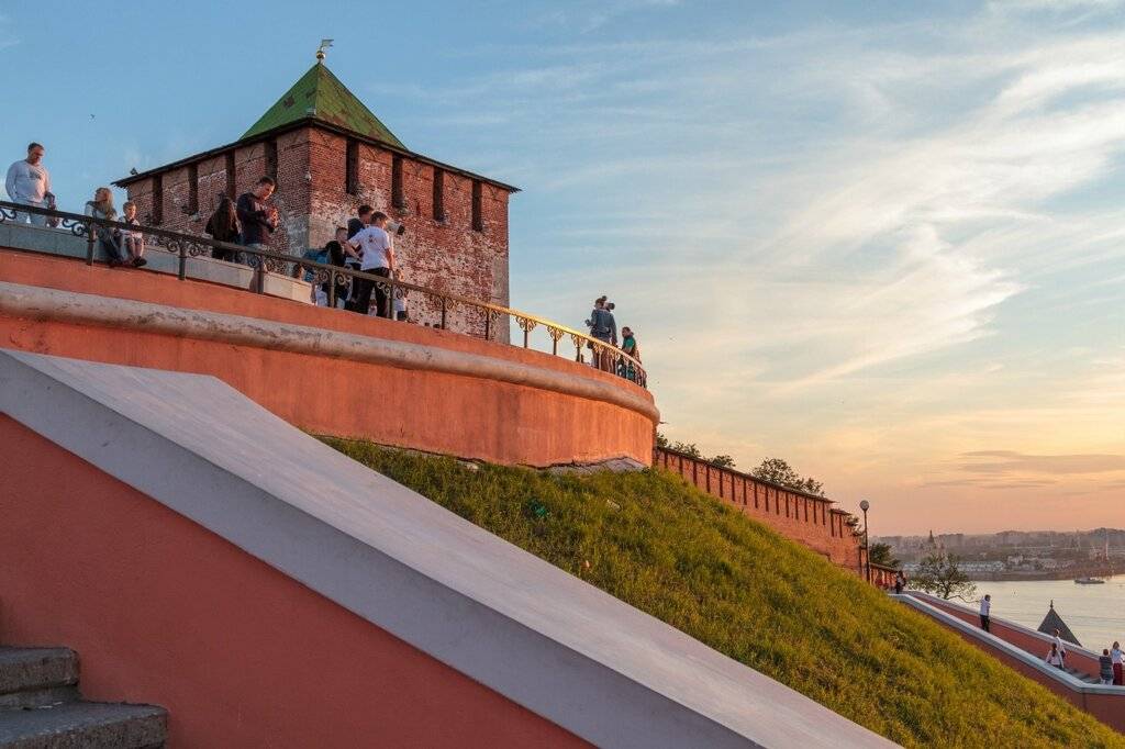 Лестница чкалова в нижнем новгороде фото