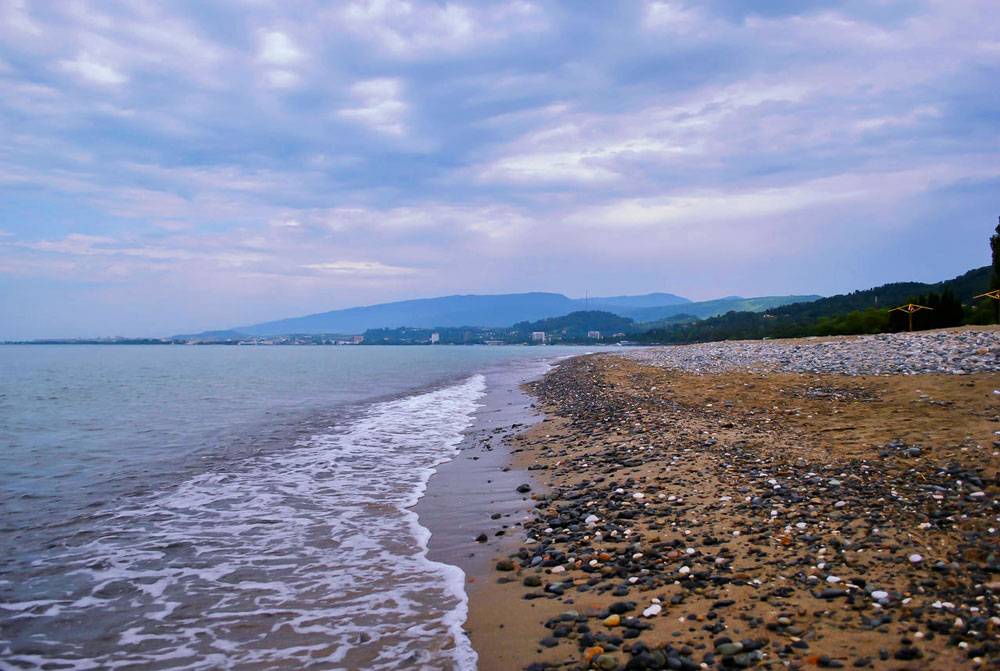 Пляж в сухуми абхазия